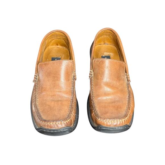 Men's Kenneth Cole New York Camel Casual Dress Shoes - Sz 7 - Picture 4 of 8